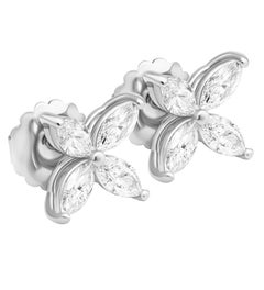 GIA Certified Earrings with Marquee Diamonds