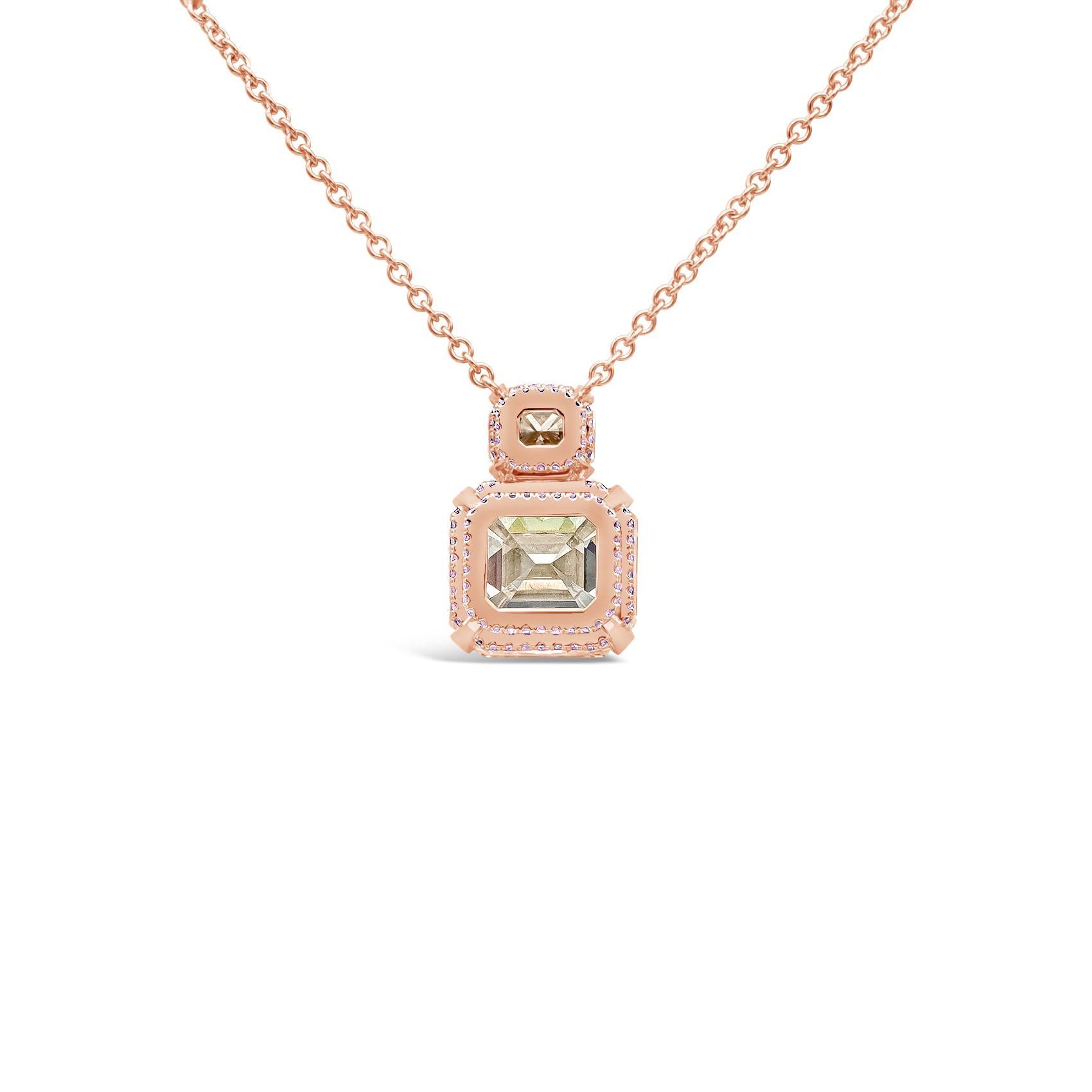 Roman Malakov, collier à pendentif en diamants taille mixte de 9,26 carats, certifié GIA  Neuf - En vente à New York, NY