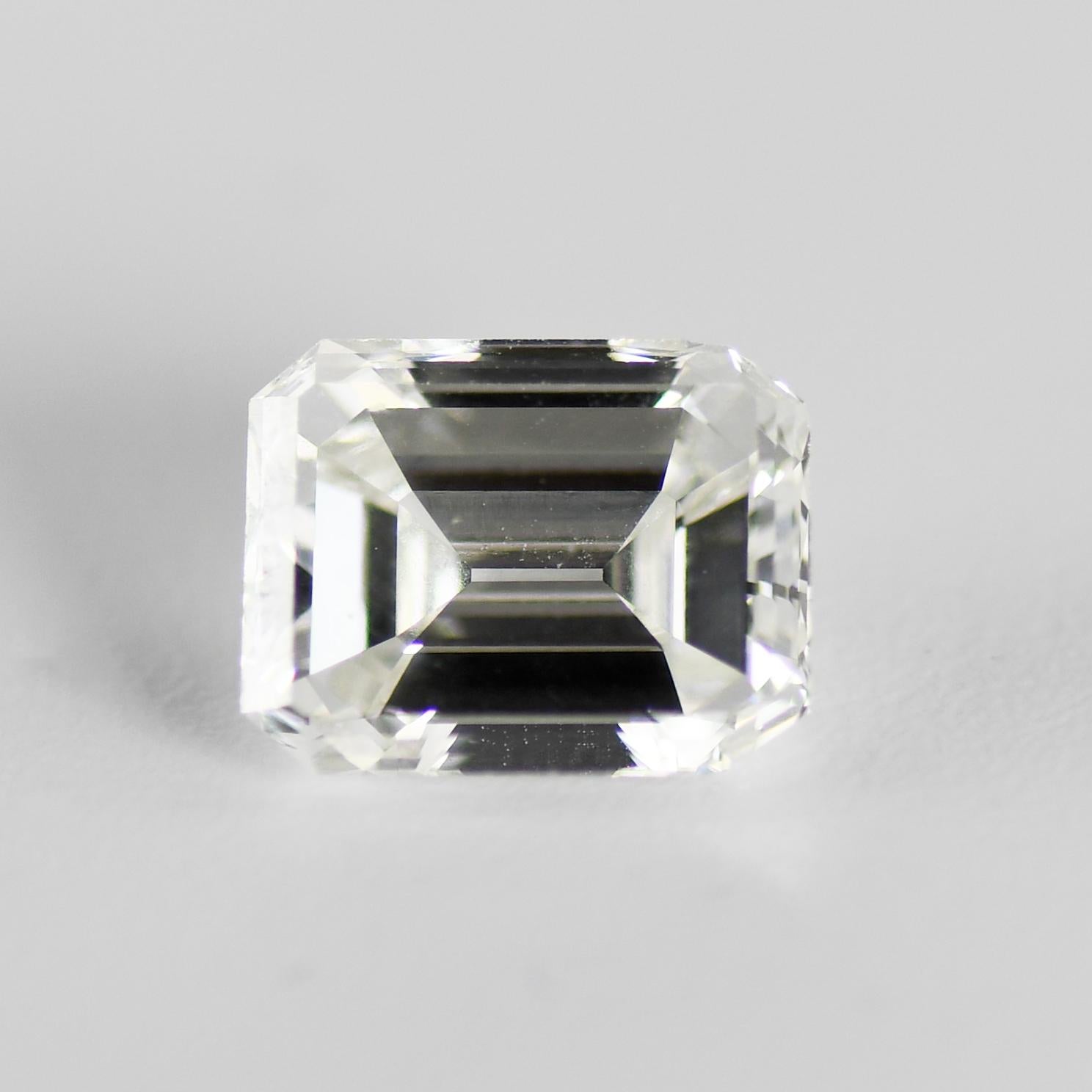 GIA-zertifizierter Diamant im Smaragdschliff 3,21 Karat für Damen oder Herren im Angebot