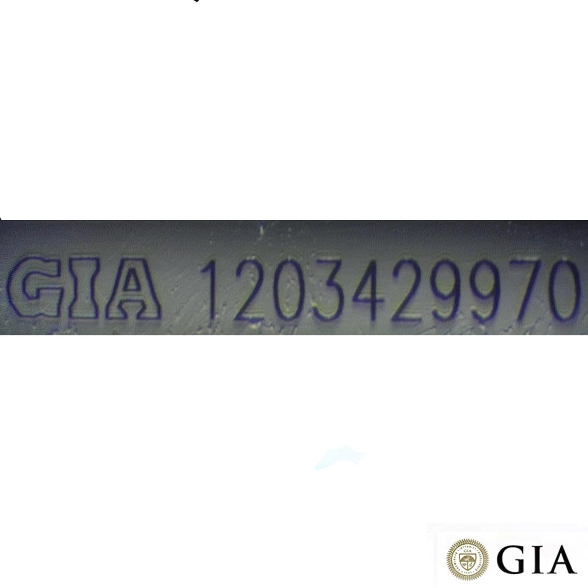 Women's GIA Certified Emerald Cut Diamond Engagement Solitaire Ring 1.50 Carat