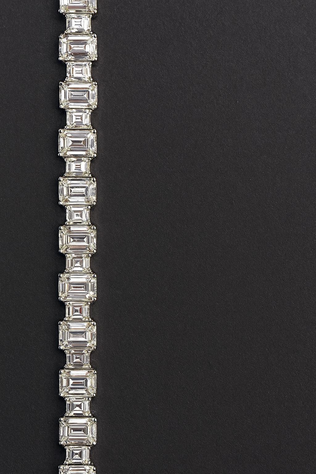 Contemporary GIA Certified Emerald-Cut Diamonds, 27 Carats Total For Sale