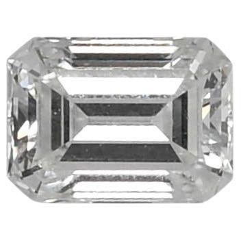 GIA Certified Emerald Cut Loose Diamond 0.57ct For Sale