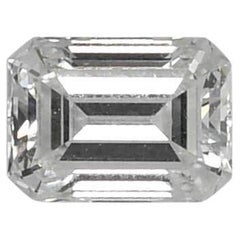Used GIA Certified Emerald Cut Loose Diamond 0.57ct