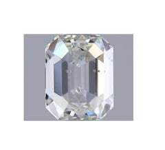 GIA Certified 1.01ct Emerald Cut Diamond, J Color, VS2 Clarity