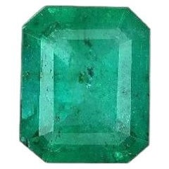 GIA CERTIFIED Emerald Rectangular Shape Vivid Green 1.59 Carats GIA-2225072297