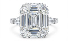 GIA Certified Exquisite 4ct Emerald Cut Diamond Ring GIA Certified Exquisite 4ct Emerald Cut Diamond Ring