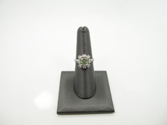 GIA Certified Fancy Brown-Greenish Yellow Diamond Cocktail Ring