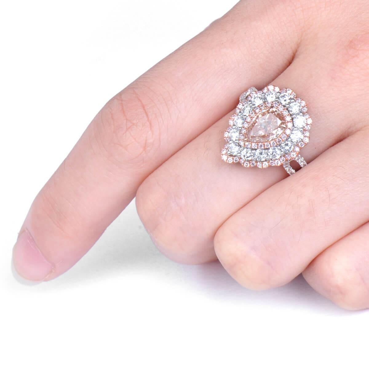 GIA Certified Fancy Brown Orange Diamond Ring, 2.23 1