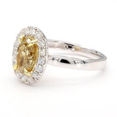 GIA Certified Fancy Brown-Yellow Diamond 1.87 Carat TW Gold Cocktail Ring