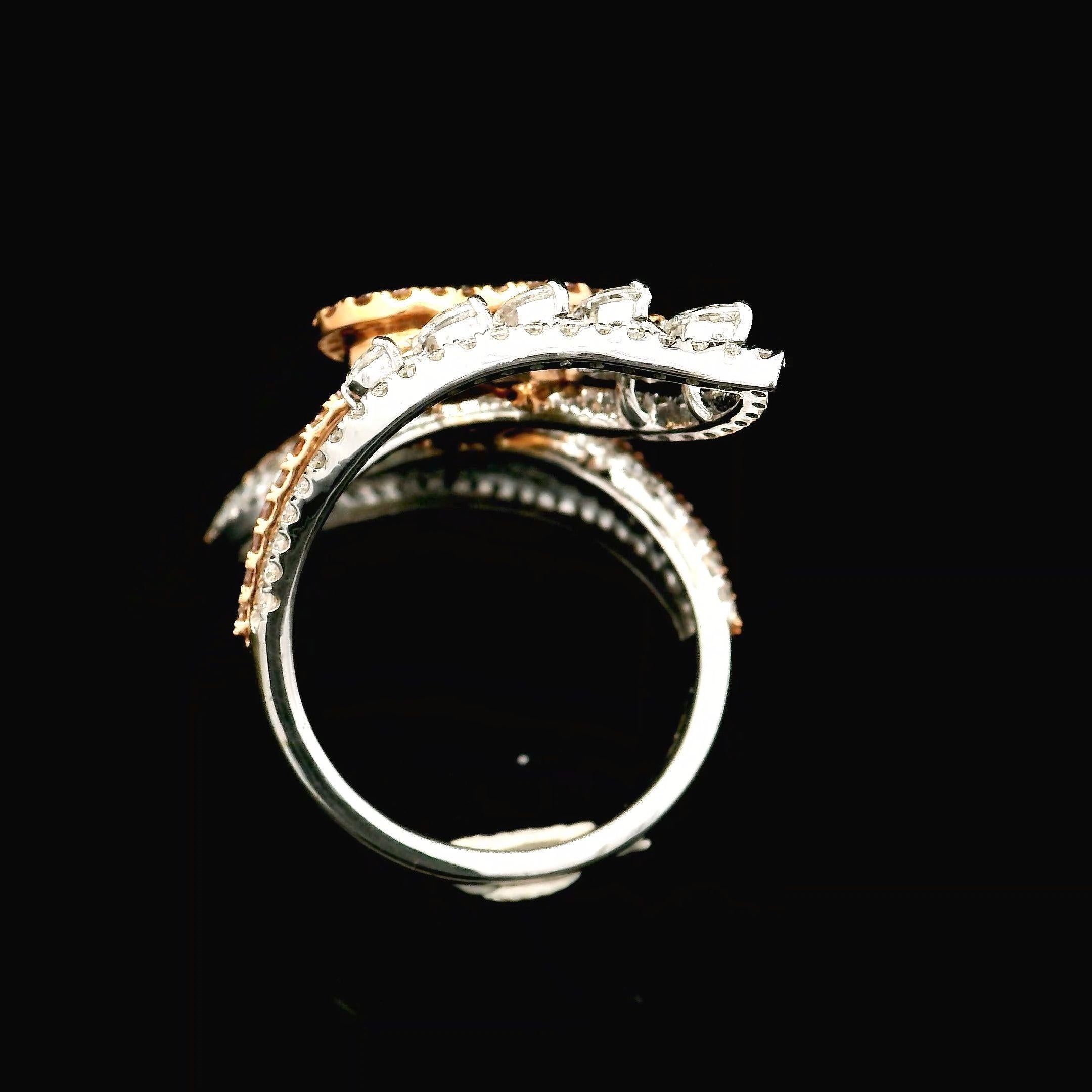 Women's or Men's GIA Certified Fancy Brownish Greenish Yellow VS1 Clarity Diamond Ring For Sale