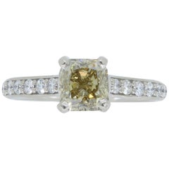 GIA Certified Fancy Chocolate Diamond Engagement Ring