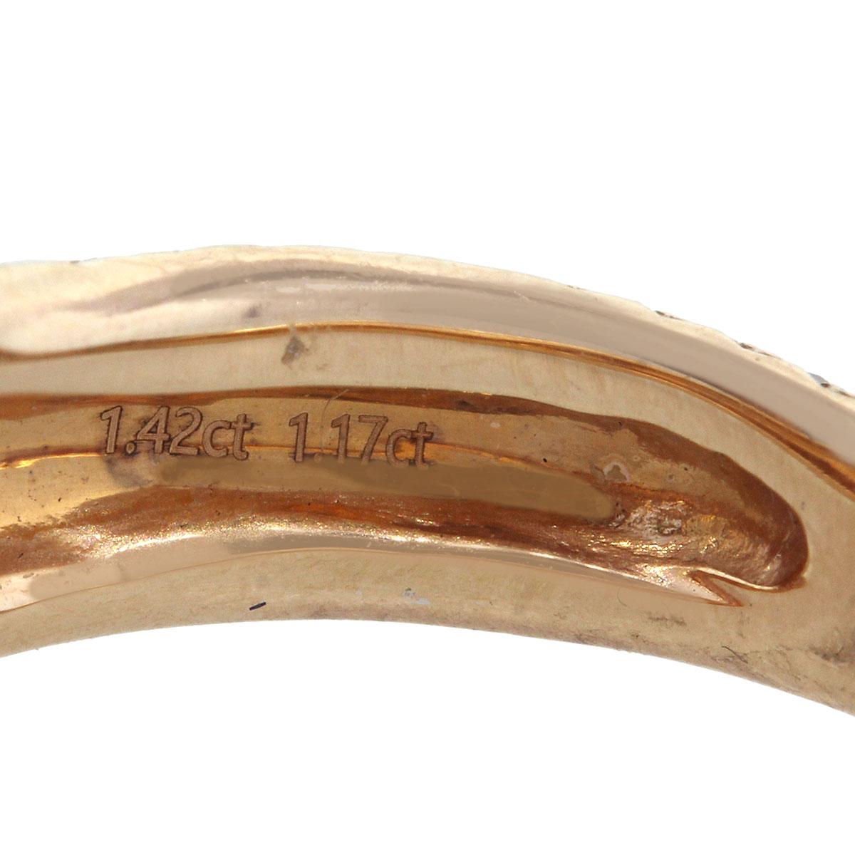 GIA-zertifizierter birnenförmiger Ring in Fancy Color im Zustand „Neu“ in Boca Raton, FL