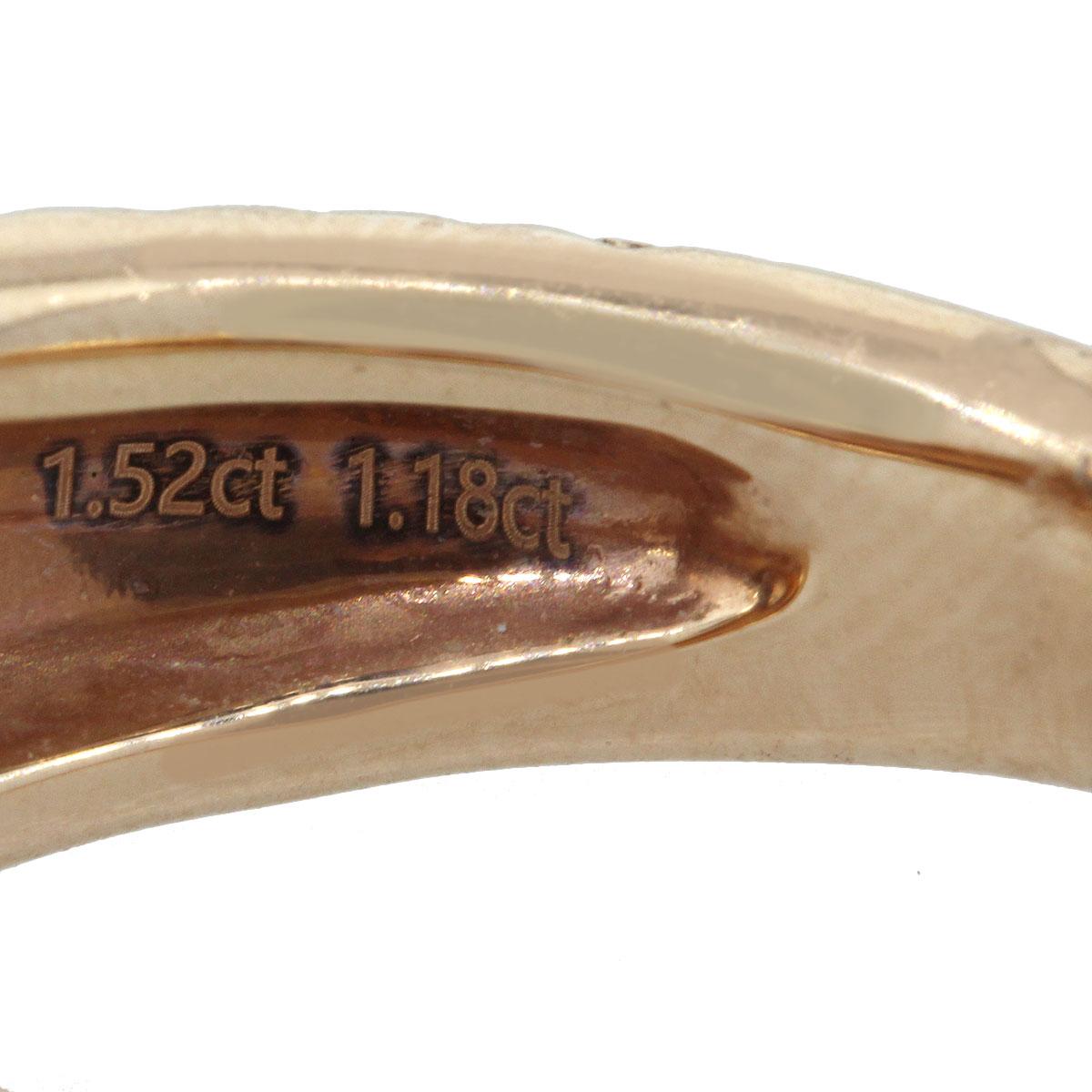 GIA-zertifizierter birnenförmiger Ring in Fancy Color 2