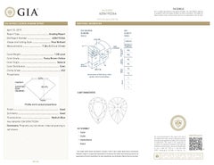 Bague fantaisie en diamants de couleur certifiée GIA