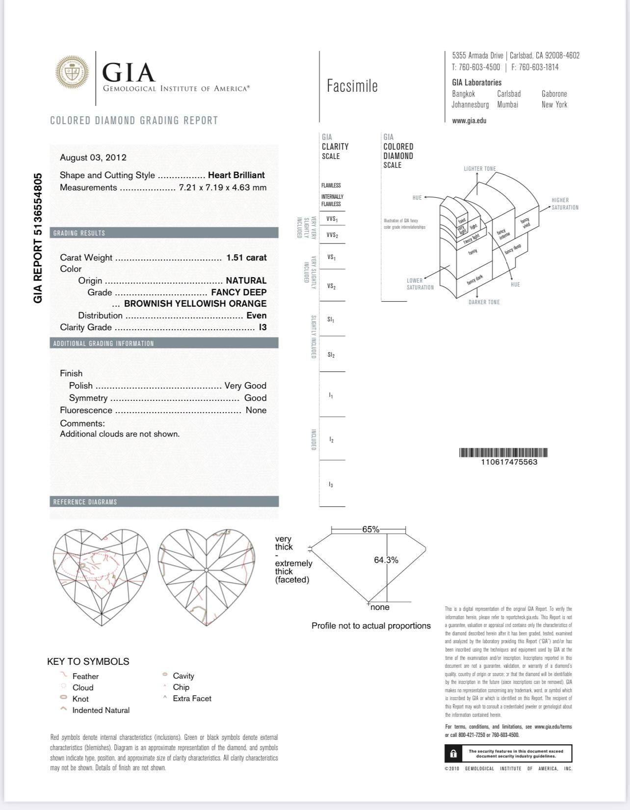 Bracelet de diamants de taille et de couleur fantaisie certifiés GiA en or 18k en vente 8