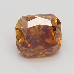 GIA Certified Fancy Deep Yellowish Orange SI2 Clarity Diamond