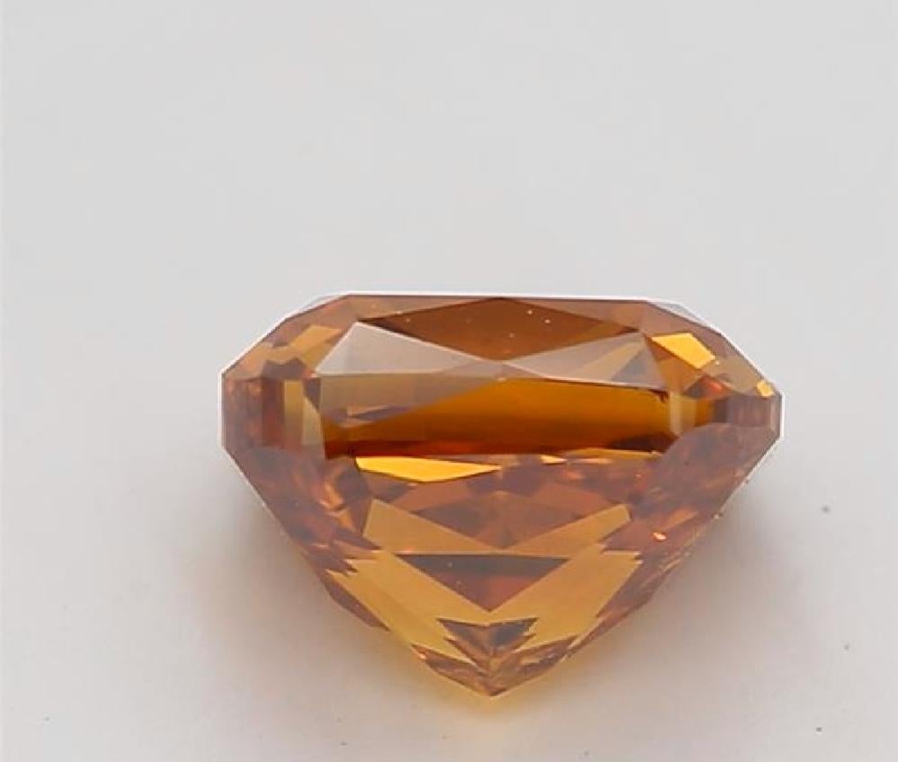 GIA Certified Fancy Deep Yellowish Orange SI2 Clarity Diamond In New Condition For Sale In บางรัก, TH