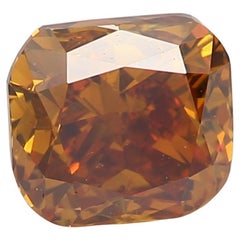 GIA Certified Fancy Deep Yellowish Orange SI2 Clarity Diamond