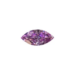 Diamante Púrpura Rosa Intenso Certificado GIA Marquesa de 0,12 Quilates