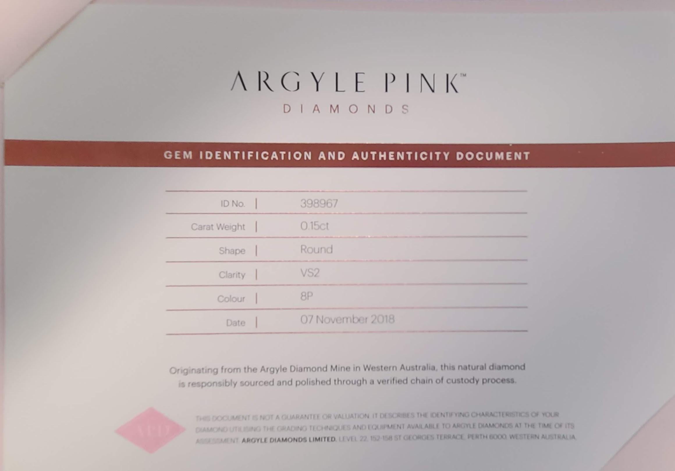GIA Certified Fancy Intense Yellow Diamond Cushion & Argyle Pink Diamond Earring For Sale 2