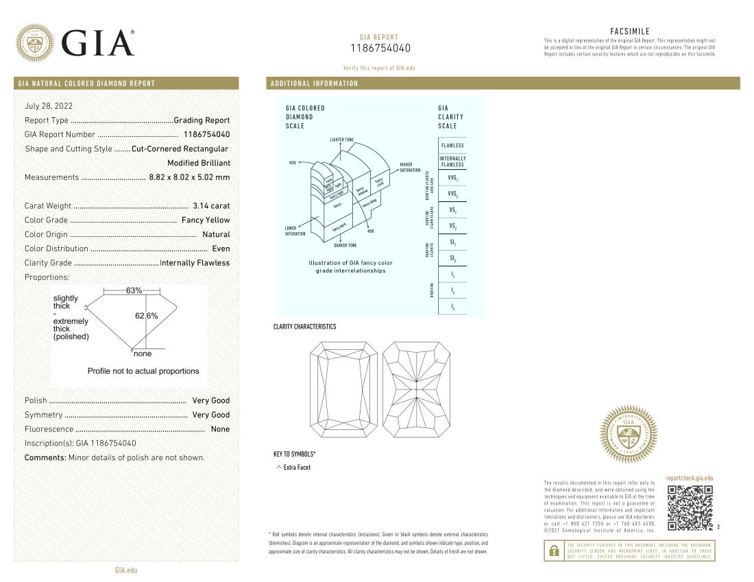 GIA-zertifizierte gelbe Diamant-Ohrstecker im Strahlenschliff mit 6,63 Karat im Zustand „Neu“ im Angebot in Rome, IT