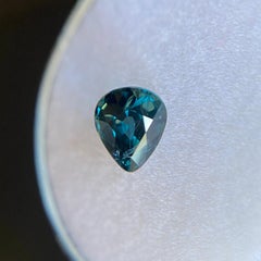 GIA Certified Fine Blue 1.19ct Untreated Sapphire Pear Cut Unheated Rare Gem