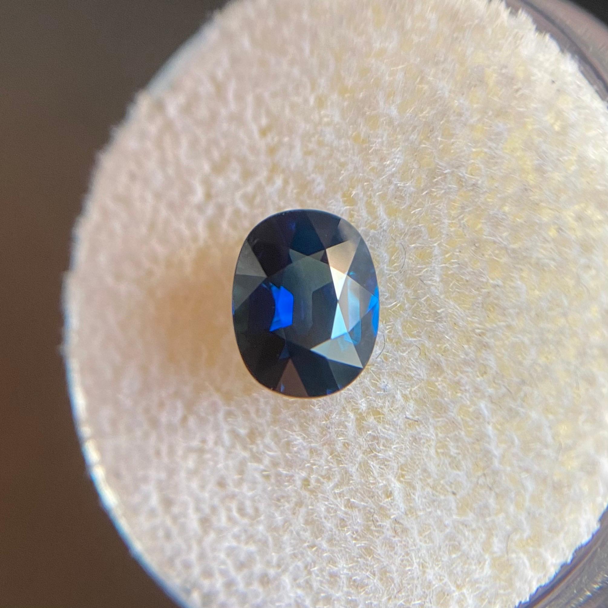 Fine Blue Untreated Sapphire Gemstone.

Fine quality unheated sapphire with a beautiful bright blue colour.

Fully certified by GIA confirming stone as natural and untreated. Very rare for natural sapphires.

1.36 Carat with excellent clarity, a