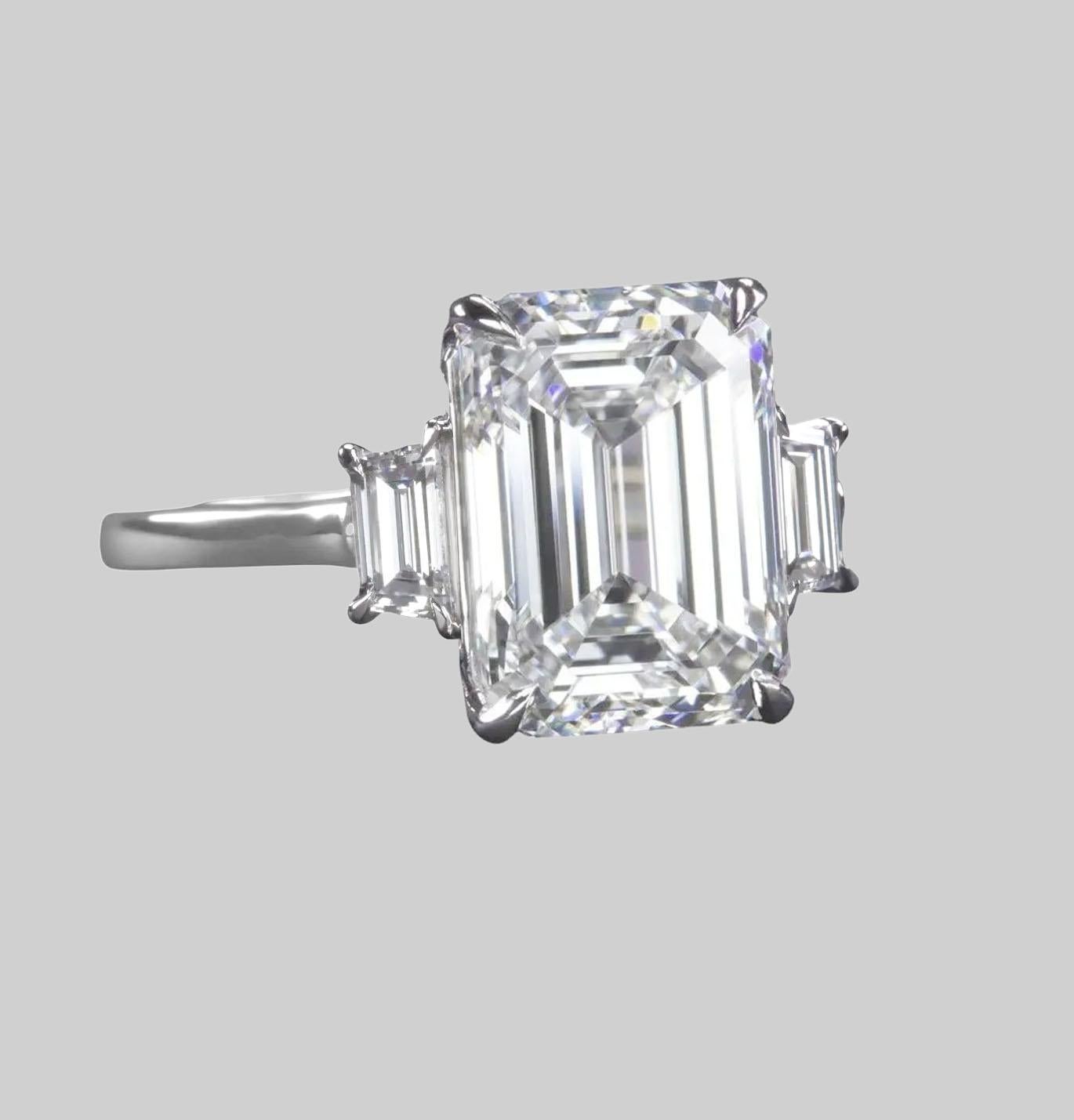 3 carat 3 stone diamond ring
