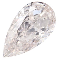 Gia zertifizierter makelloser hellrosa Diamant 1,53 Karat