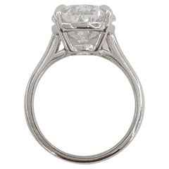 GIA Certified Golconda Type 6 Carat D Color Flawless Clarity Oval Diamond Ring