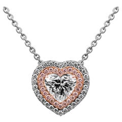 GIA Certified Heart Shape Pendant with 3.01ct Heart Shape Diamond