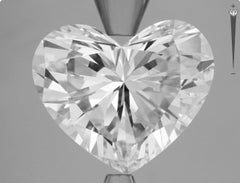 GIA-zertifizierter Diamant in Herzform, Farbe E, Reinheit VS2, loser Stein