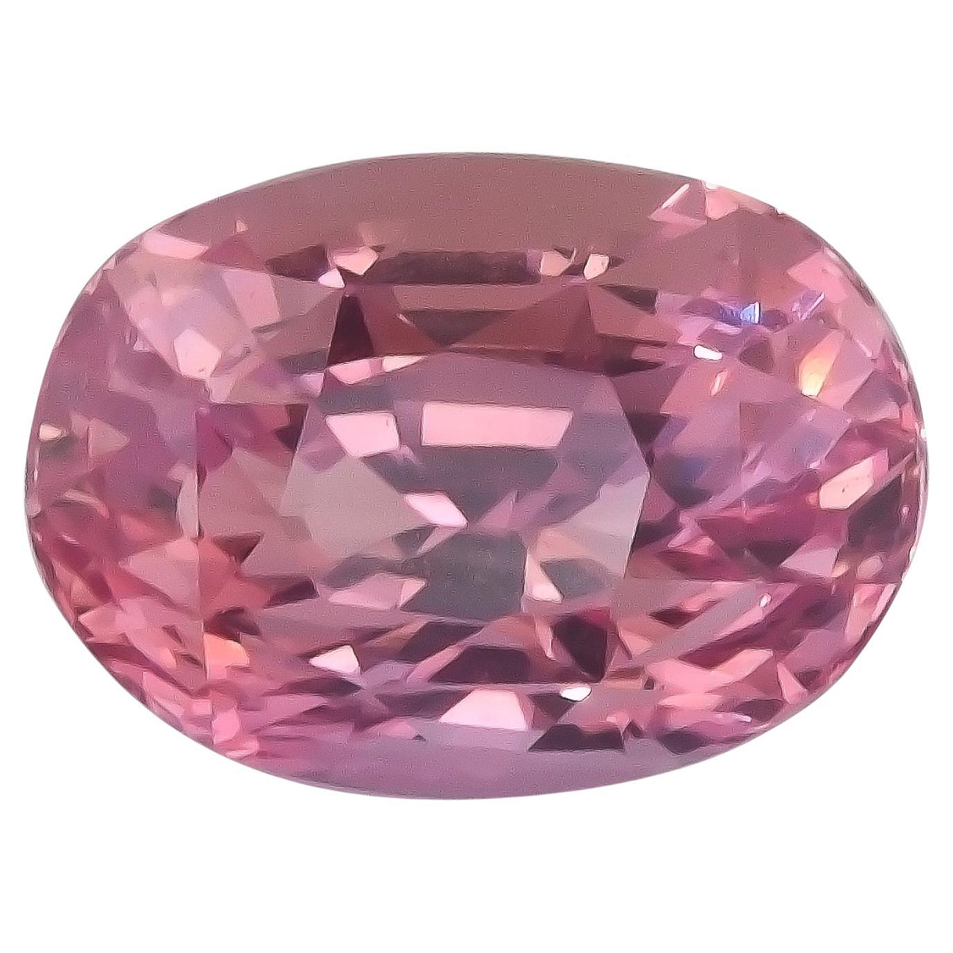 Natural Pink Padparadscha Sapphire Gemstone 1.60 carats with GIA Report