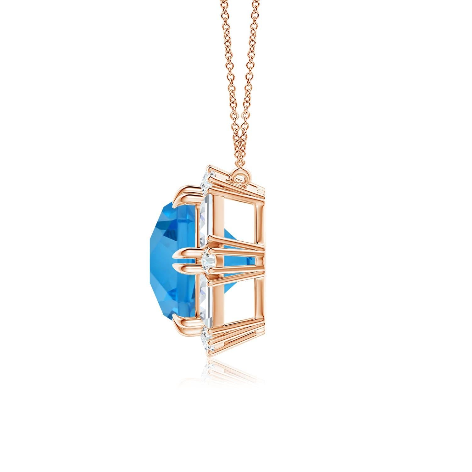 1. Swiss Blue Topaz is the November birthstone and the traditional gemstone gift for the 4th & 41st wedding anniversary. Swiss blue topaz, with its serene and brilliant blue hue, exudes a calming yet captivating appeal. This gemstone embodies a