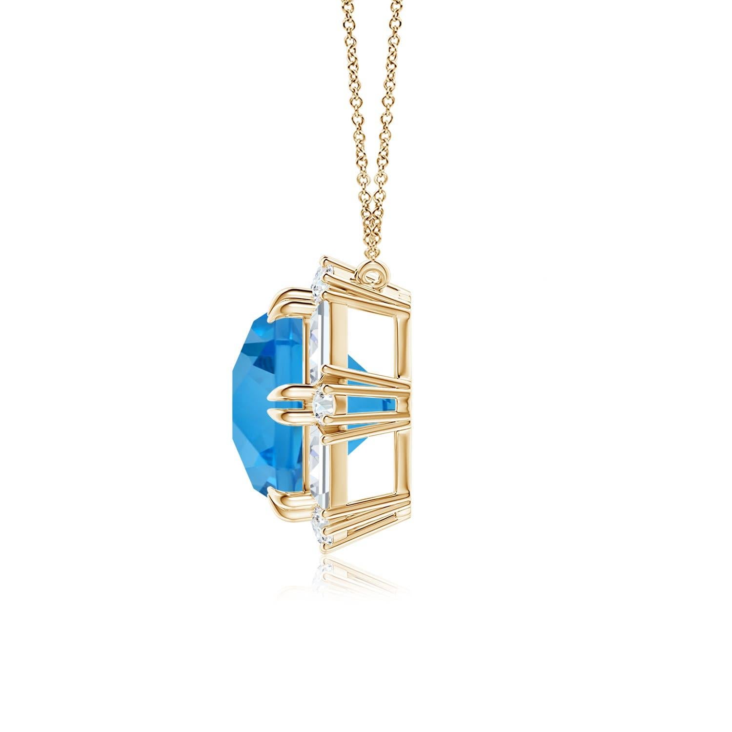 1. Swiss Blue Topaz is the November birthstone and the traditional gemstone gift for the 4th & 41st wedding anniversary. Swiss blue topaz, with its serene and brilliant blue hue, exudes a calming yet captivating appeal. This gemstone embodies a