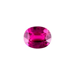GIA zertifiziert Hot Pink Sapphire 1,07ct Oval Cut natürlichen losen Edelstein 6,8x5,4mm