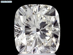 GIA Certified Huge 3.07 CT Natural Diamond Cushion Brilliant Cut I VS1