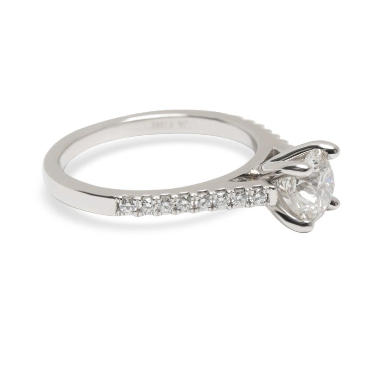 GIA Certified James Allen Diamond Engagement Ring in Platinum H VS1 0. ...