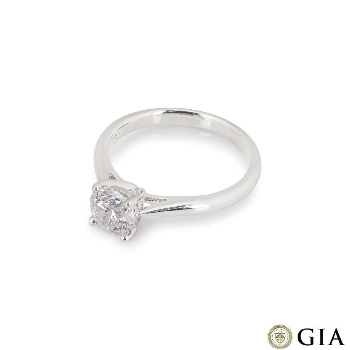 Bague solitaire en diamant certifié GIA de couleur rose Light 1,09ct Pour femmes en vente