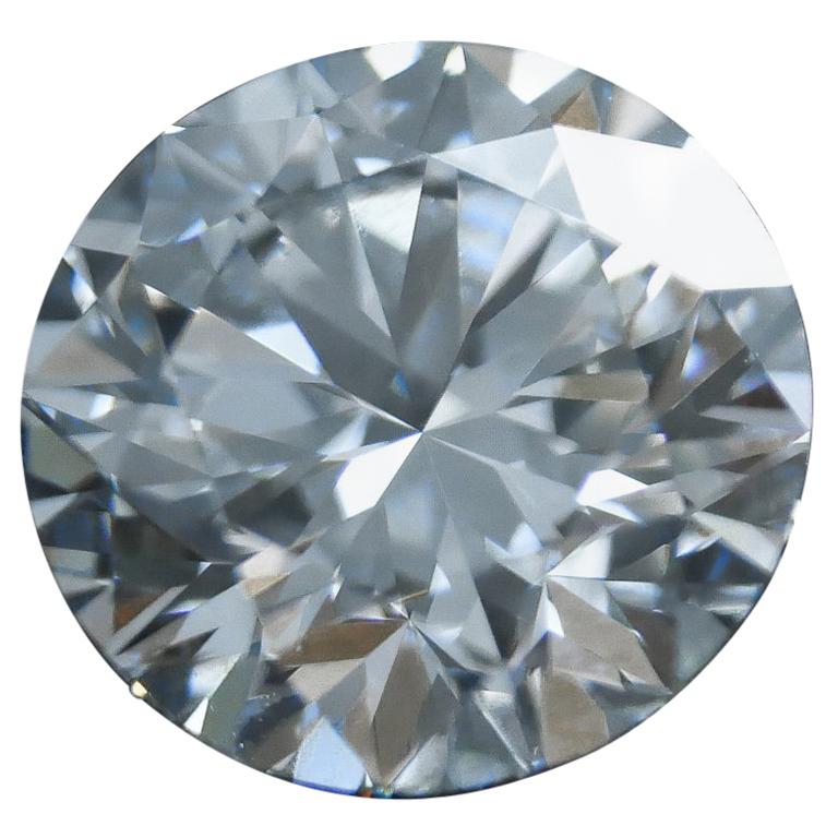 GIA Certified Loose 4.01 Carat Round Diamond For Sale