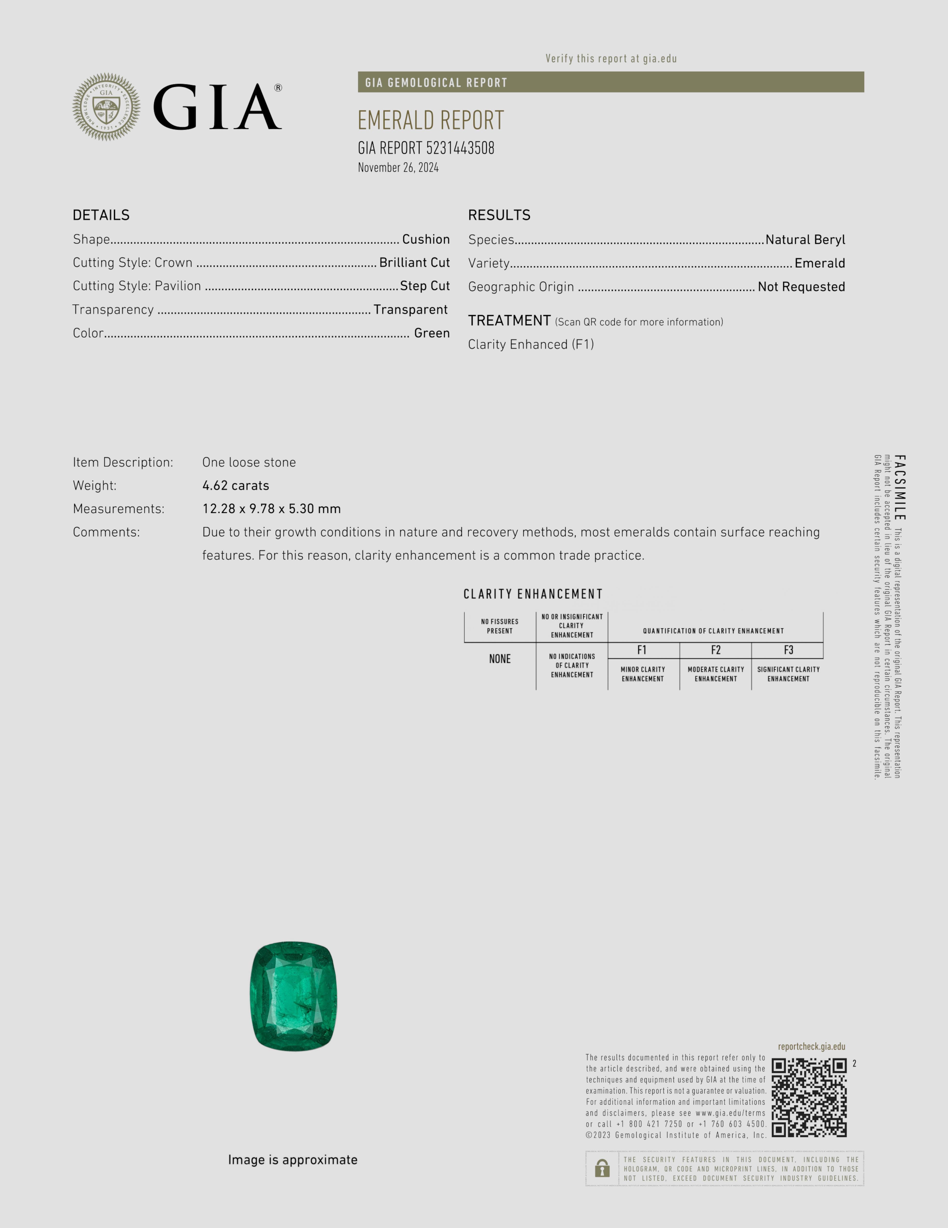 This stunning ring features a certified natural emerald weighing 7.17 carats, complemented by elegant trapeze-cut diamonds on either side. The vibrant green of the emerald is beautifully highlighted by the sleek setting, creating a captivating and