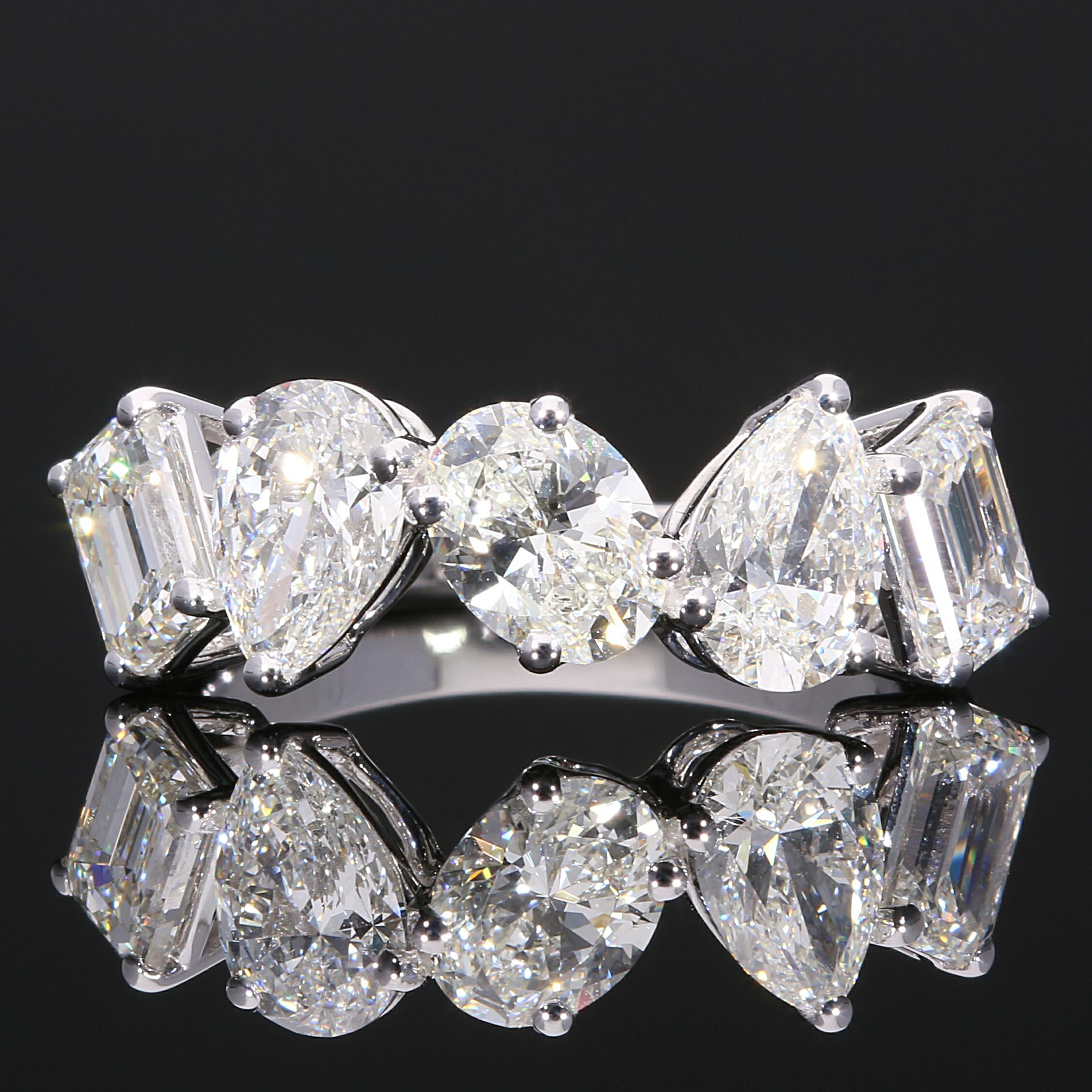 multi diamond ring settings