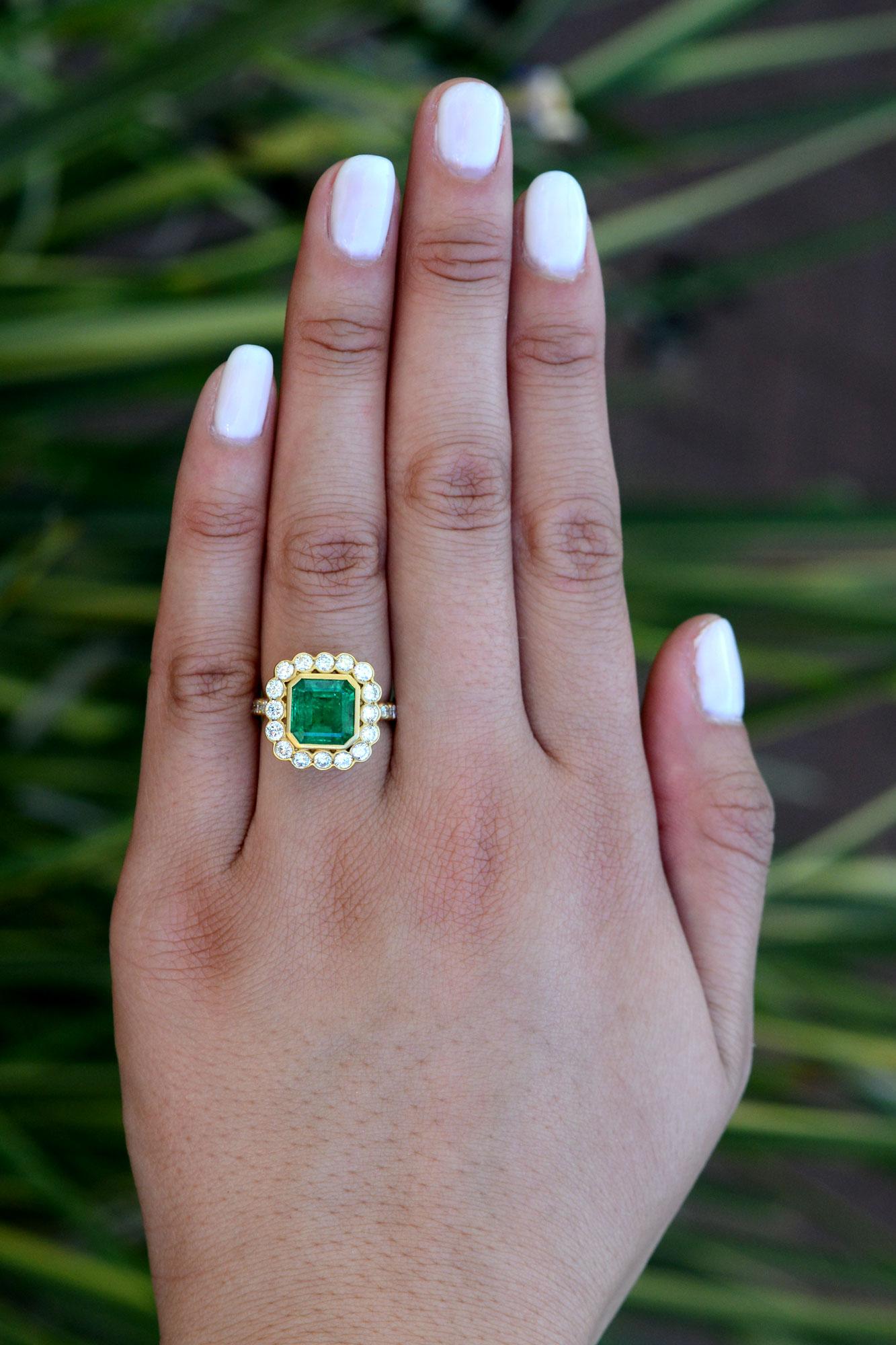 colombian emerald ring