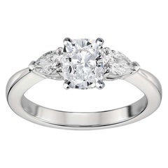 Used GIA Certified Natkina Engagement Ring Cushion Diamond Cut