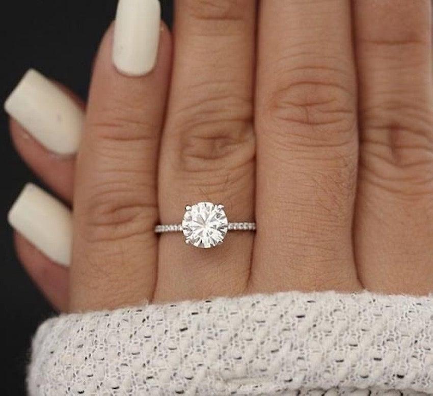 For Sale:  GIA Certified Natkina Engagement Ring Round Diamond Natkina Engagement 5