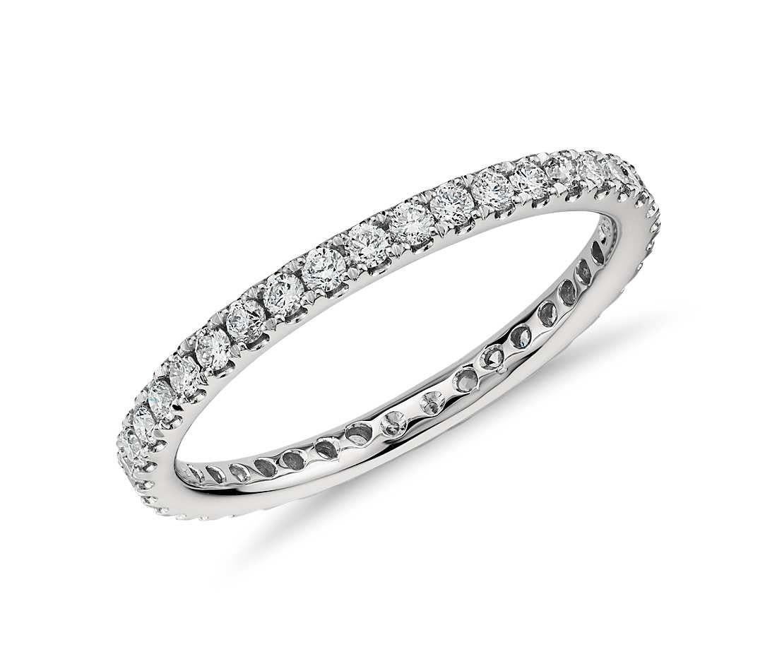 En vente :  Anneau de mariage en diamant certifié GIA fait sur commande 2
