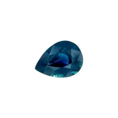 GIA zertifiziert natürliche 1,03ct tiefblau unbehandelt Saphir Birne geschnitten Edelstein 7,3x5,3mm