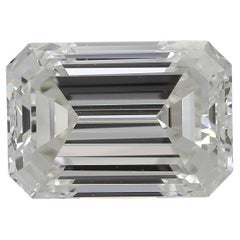 GIA Certified Natural 4.63ct J VS1 Emerald Cut Loose or Set in Solitaire Ring