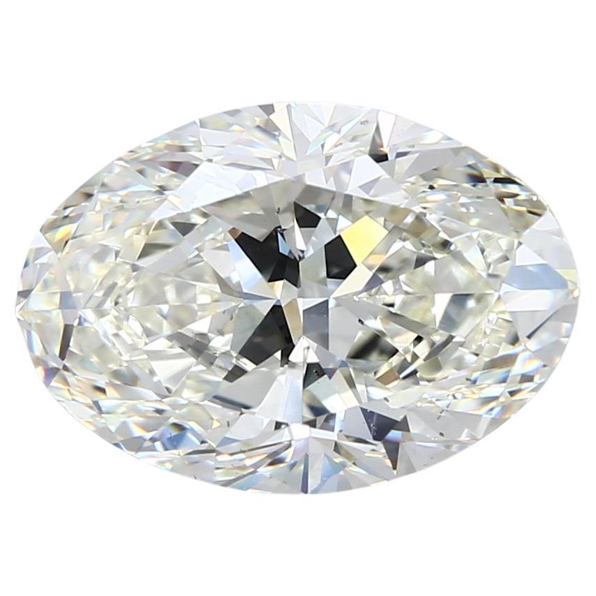 GIA Certified Natural 5.51ct K SI1 Oval Diamond Loose or Solitaire Ring Set For Sale