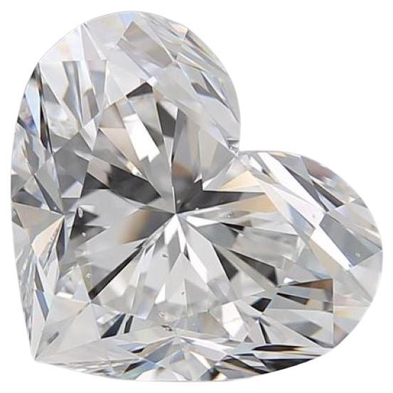 GIA Certified Natural 5ct E SI1 Heart Diamond Loose or Set in Solitaire Ring